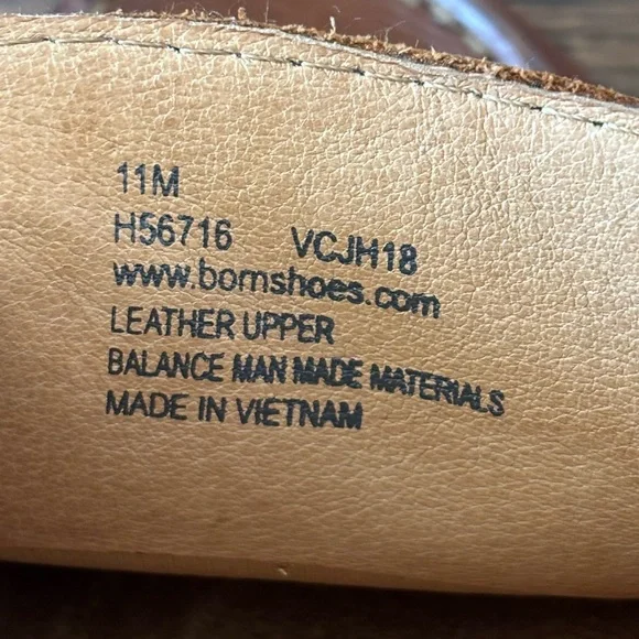 Born Mens Size 11 Simon II Tan Full Grain Leather Penny Loafers Drivers Shoes - Picture 6 of 16